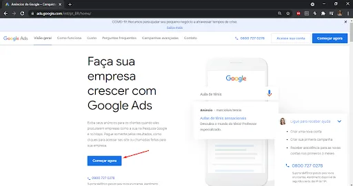 google ads em marketing para escritórios de contabilidade